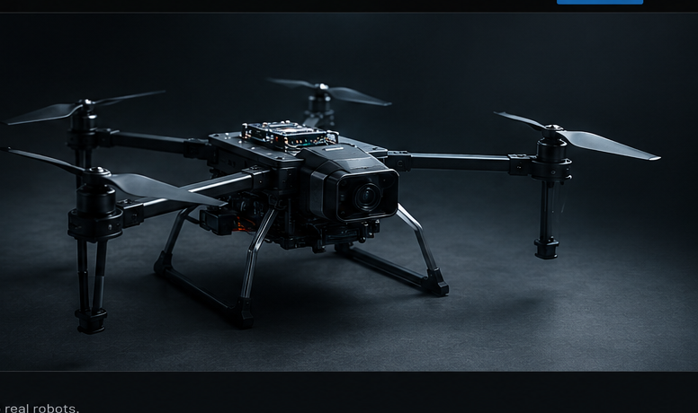 Generated concept image of a robotics drone